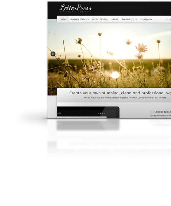 LetterPress Joomla Template