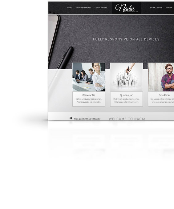 Nadia Joomla Template