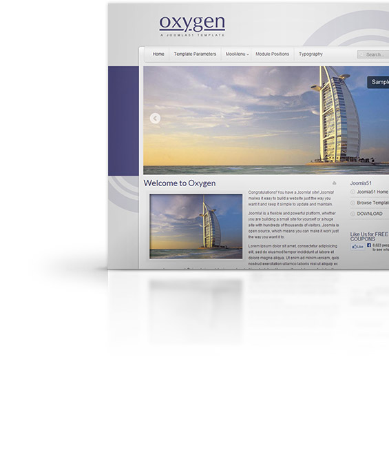 Oxygen Joomla Template