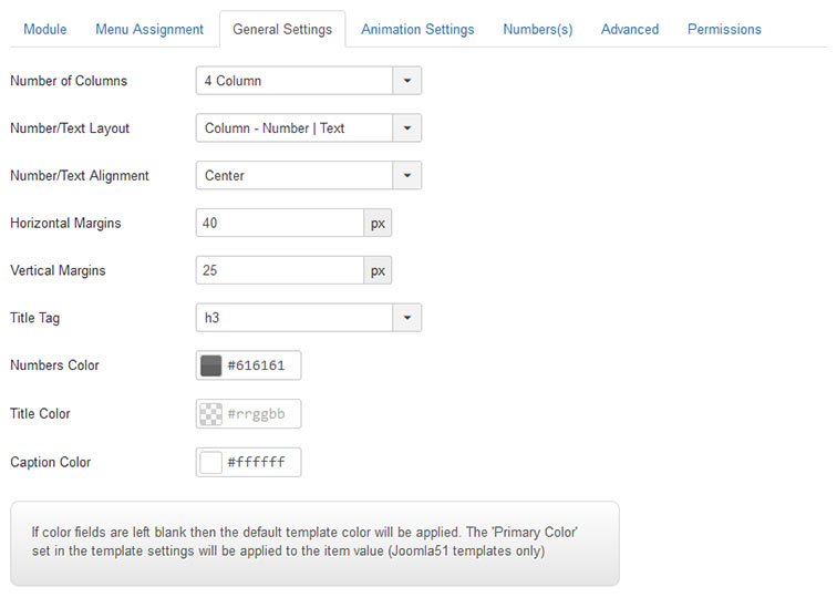 Joomla Animated Numbers - General