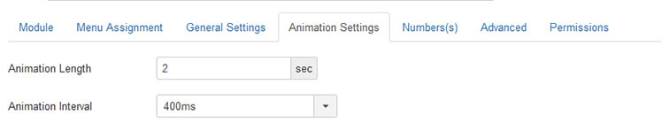 Joomla Animated Numbers - Animations